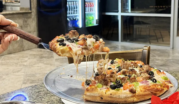 Bbq Chicken Pizza with House Made Pizza Sauce